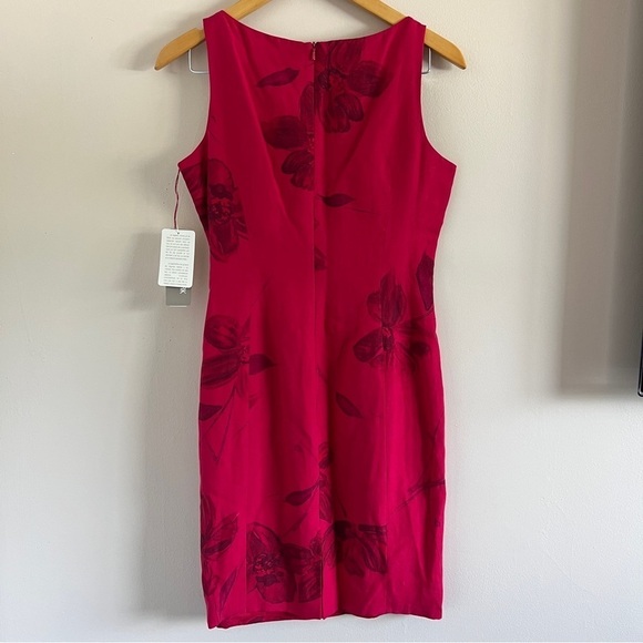 Jones New York | NWT Red Flower Dress - Picture 5 of 9